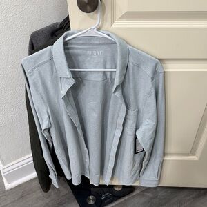Rhone Light Blue Collared Shirt Long Sleeve Unworn w/ Tag